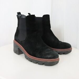 ANTONIO DE FARIA Chunky Leather Ankle Boots